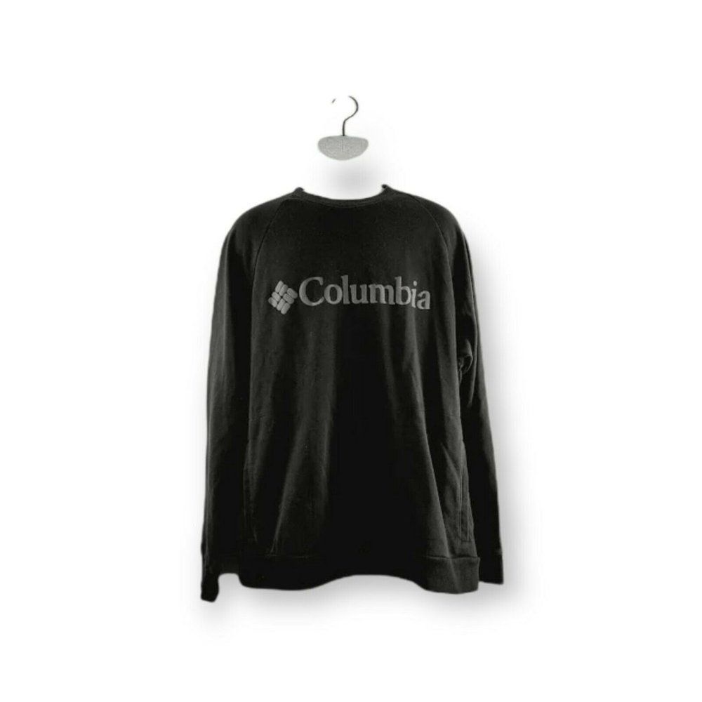 Columbia Sportswear Company Mens Black Long Sleeves Pullover Sweatshirt Size XL